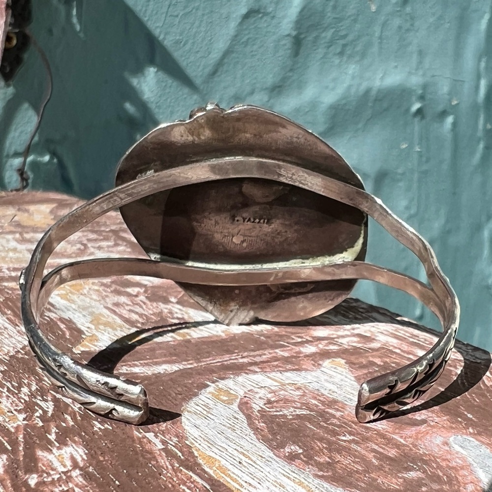 Vintage Turquoise cuff - Picture 3 of 4
